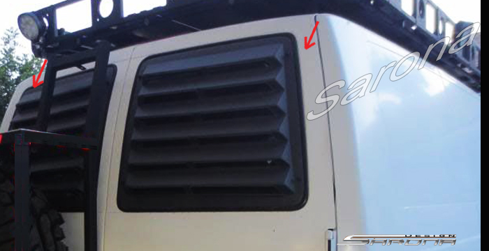 Custom Chevy Astro  All Styles Rear Louver (1985 - 2005) - $189.00 (Part #CH-002-RL)